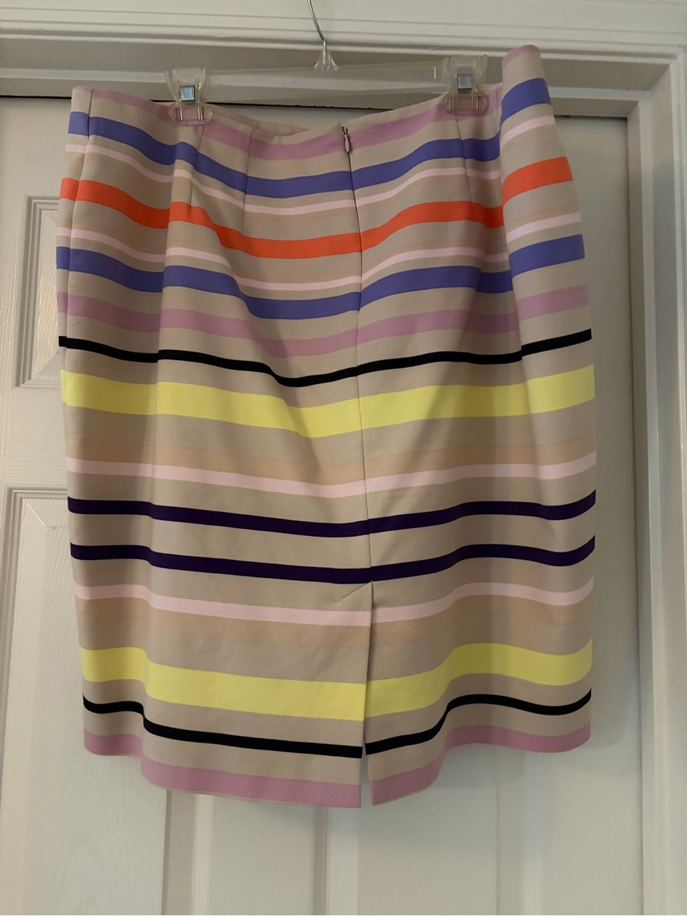 Striped Pastel A-Line Skirt - Multi - Picture 2 of 5